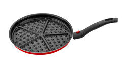 Papilla Redio 26 Cm Waffle Tava, kırmızı
